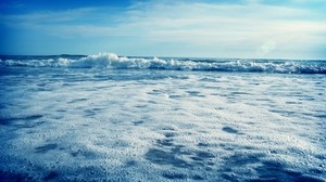 foam, sea, wave, colors - wallpapers, picture