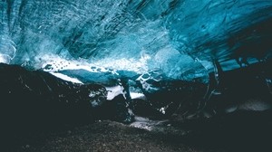 cave, ice, iceland, ice