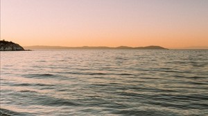 ビーチ、海岸、海、夕日、トロニ、ギリシャ