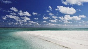 playa, arena, encallado, isla, trópicos, maldivas