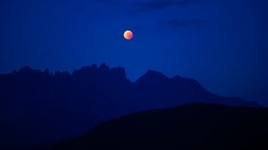 full moon, mountains, outlines, sky, rootno al isarco, italy