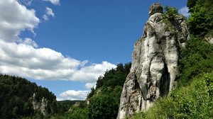 poland, stones, mountains, grass - wallpapers, picture