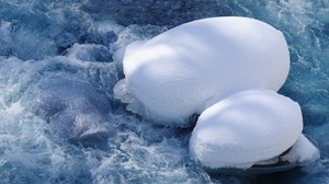 nature, ice, snow, water - wallpapers, picture