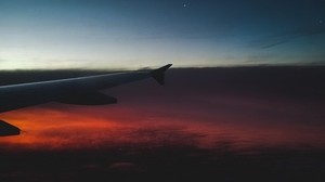 airplane, sky, wing - wallpapers, picture
