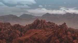 rocks, sandstone, mountains, valley of fire, nevada, usa - wallpapers, picture