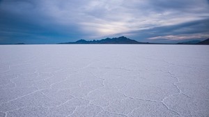 salt marsh, desert, white, surface, landscape, salt