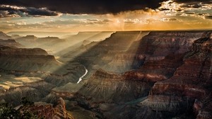 usa, canyon, mountains, top view - wallpapers, picture