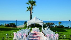 tables, wedding, decoration, nature