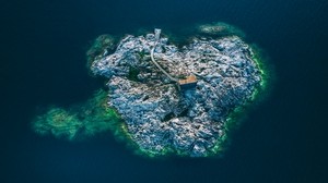 uto, sweden, island, top view