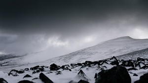 peak, ridge, snow - wallpapers, picture