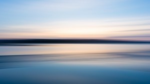 water, sky, horizon, blur, sea