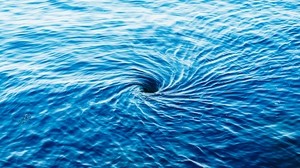 water, funnel, ripples, rotation - wallpapers, picture