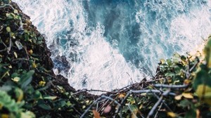 waves, ocean, cliff, shore, water - wallpapers, picture