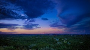 日落，天空，地平线，圣安东尼奥，德州 - wallpapers, picture