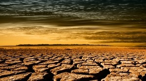 earth, heat, drought, cracks, wasteland