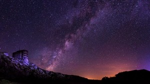 starry sky, Milky Way, Alderney, Channel Islands